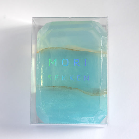 【森石鹸】宝石石鹸 エメラルド メロン&リュウゼツランの香り 55g/1個