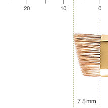 【ウエダ美粧堂化粧筆】アイブローブラシ (アングル)