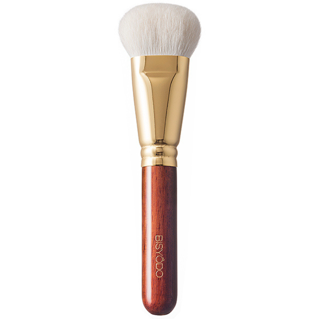 ウエダ美粧堂化粧筆】ファンデーションブラシ (丸平)B-FD-01 ウエダ美粧堂化粧筆】ファンデーションブラシ (丸平)B-FD-01