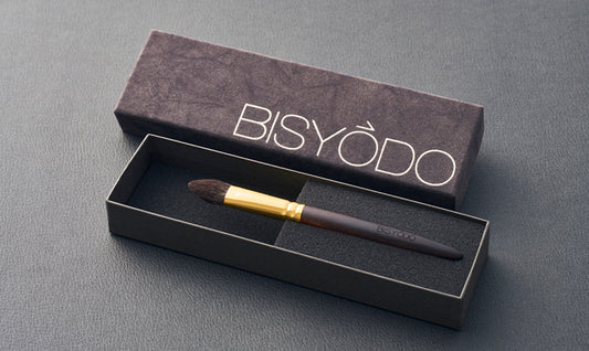 【ウエダ美粧堂化粧筆】ハイライトブラシ(丸平)G-H-01