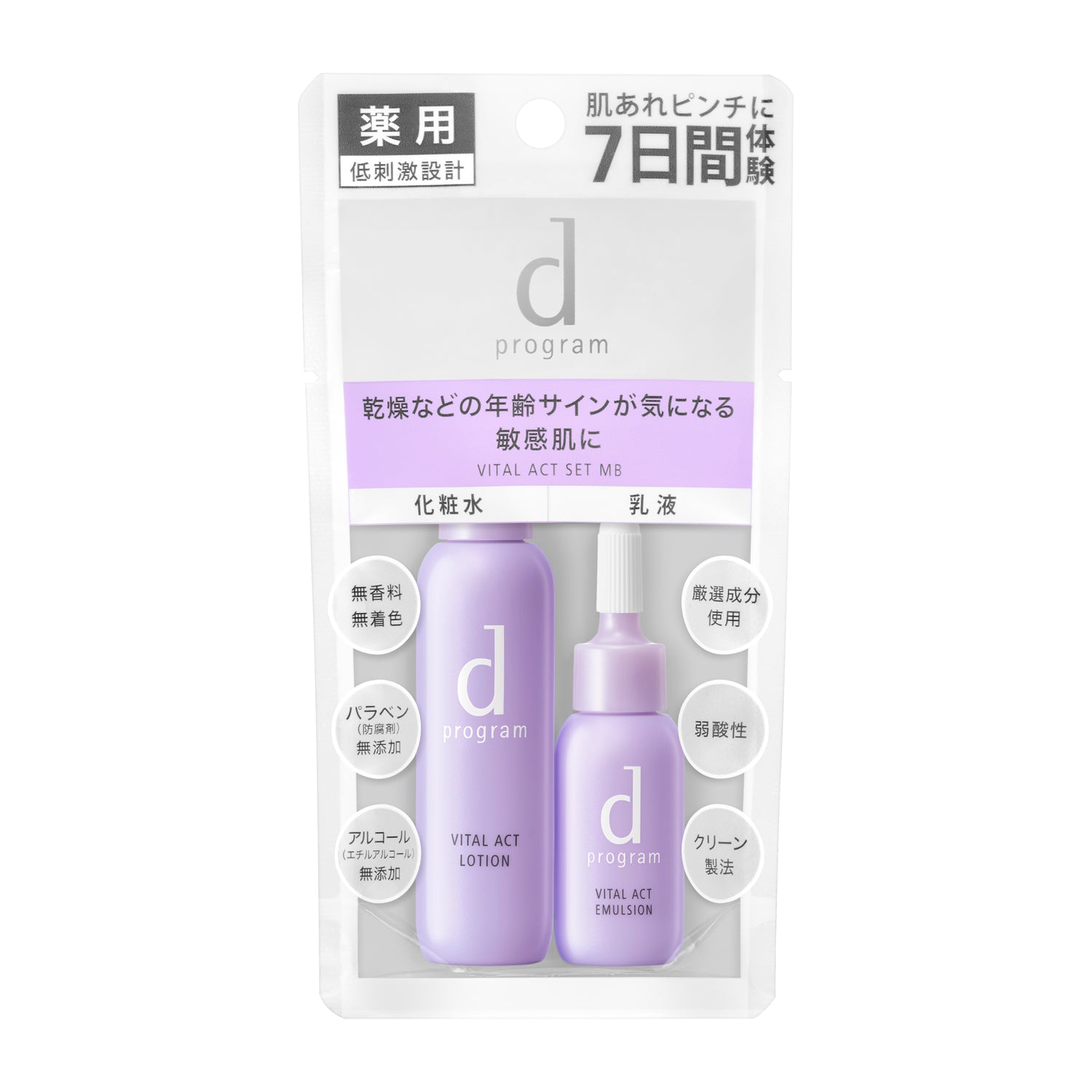 資生堂　dプログラム　バイタルアクト　化粧水＆乳液　つめかえ　3セット