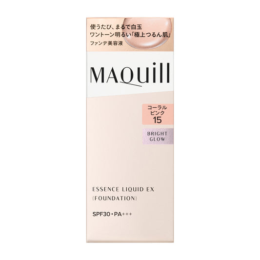 マキアージュ    エッセンスリキッド　ＥＸ　ブライトグロウ（コーラルピンク15）