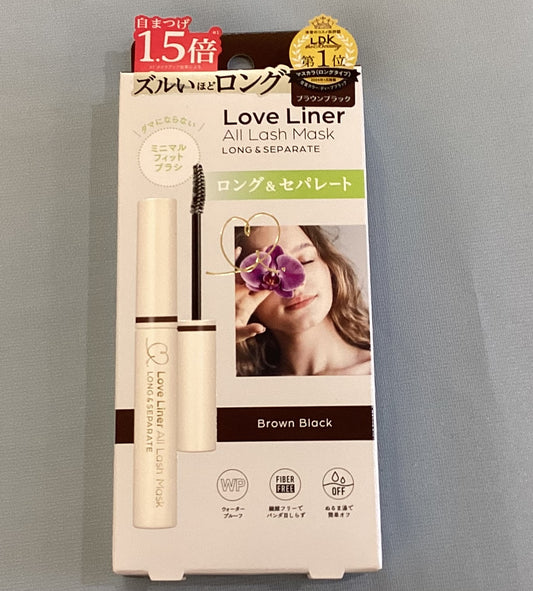 【支店在庫処分品】Love Liner(ラブ・ライナー) オールラッシュマスク ロング&セパレート ブラウンブラック