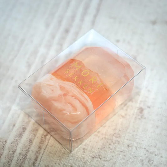 【森石鹸】宝石石鹸 ゴールデンオレンジ　さつまオレンジの香り 55g/1個