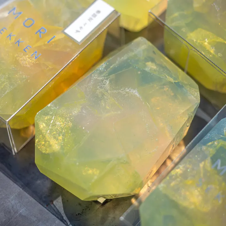 【森石鹸】＜季節限定＞宝石石鹸 (春) ミモザ 55g/1個