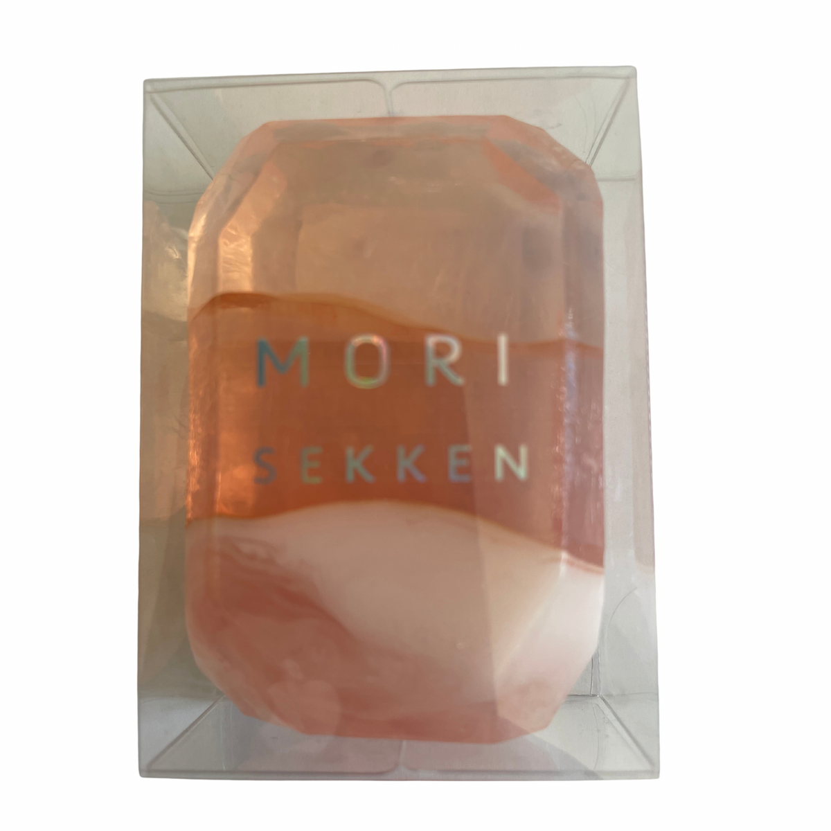 【支店在庫処分品】＜森石鹸＞宝石石鹸 ゴールデンオレンジ　さつまオレンジの香り 55g/1個