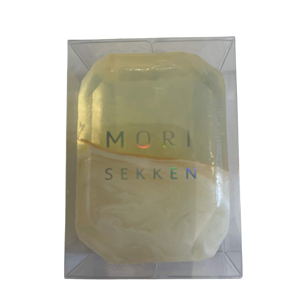 【支店在庫処分品】＜森石鹸＞宝石石鹸 シトリン レモン＆オレンジスイートの香り 55g/1個