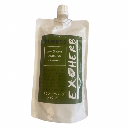 【支店在庫処分品】PURE95（ピュア95）　EXハーブシャンプー　400ml（詰替用）