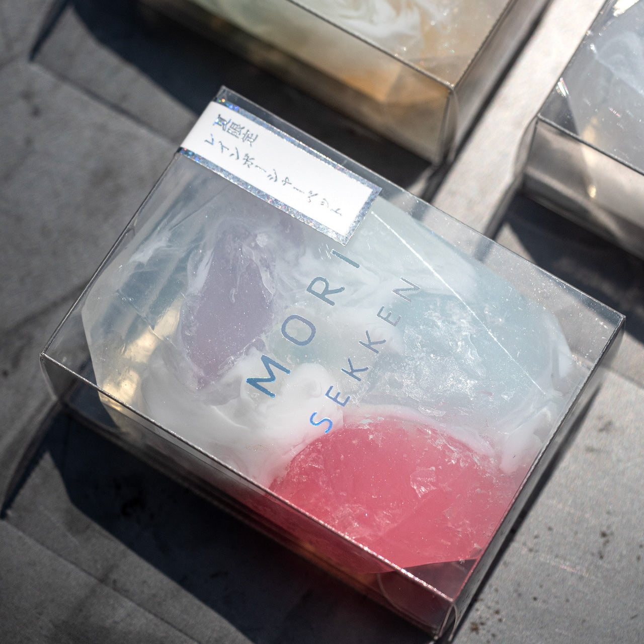 【森石鹸】＜夏限定＞宝石石鹸 レインボーシャーベット 55g/1個