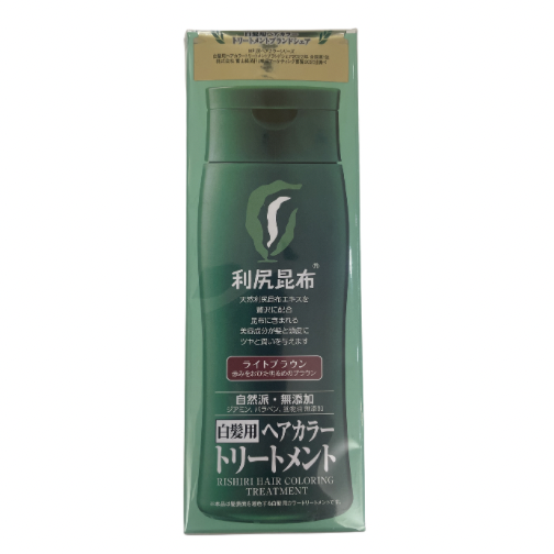 【支店在庫処分品】利尻 ヘアカラートリートメント ライトブラウン 200g
