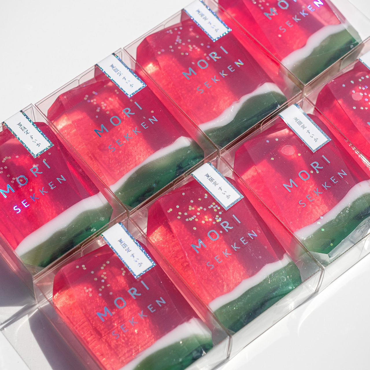 【森石鹸】＜夏限定＞宝石石鹸 すいか 55g/1個
