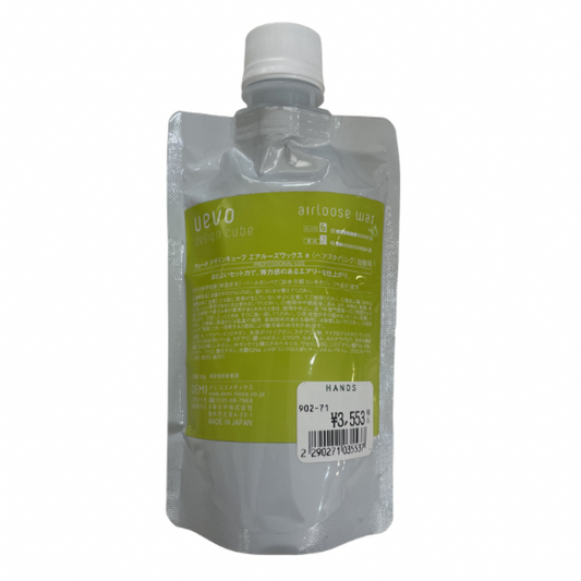 【支店在庫処分品】ウェーボ デザインキューブ エアルーズワックス 200g（詰替用）